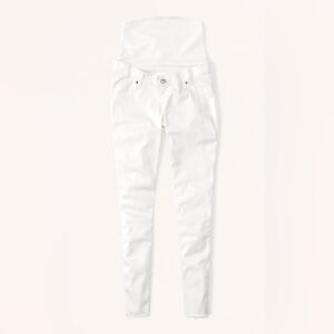 Abercrombie & Fitch White Women's Maternity Jeggings